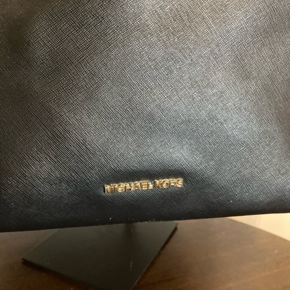 MICHAEL KORS CANVAS TOTE SHOULDERBAG BLACK LARGE PRELOVED - Picture 3 of 12